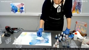 Рисуем картину спиртовыми чернилами. Бесплатный мастер-класс от EpoximaxX.