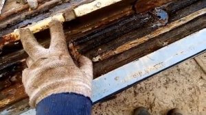 Разбор фольксваген Т4. Внутренний порог левый, средняя стойка, панель пола.