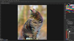 Split Color Glitch Photoshop Action Tutorial