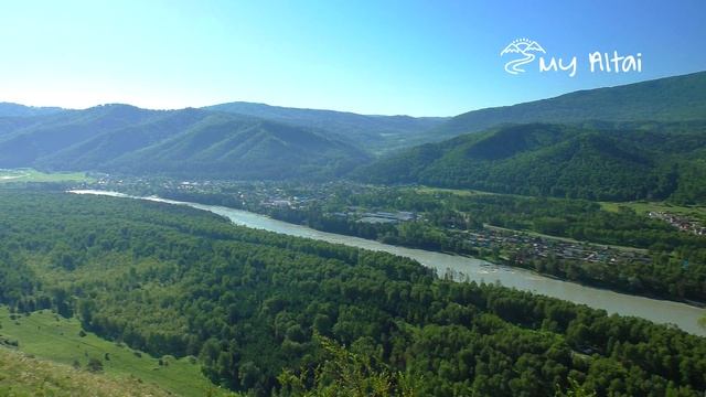 Горный Алтай. Дорога к скале "Чертов палец"