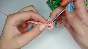 18 урок Скрещенные столбики. Курс "Первые петельки"