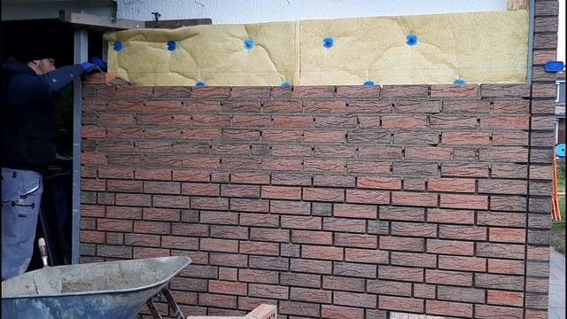 Altes Haus verblenden Part 2 | brickwork bricklaying | кладка клинкера