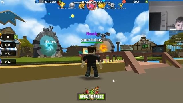 Приключение с драконами в Roblox