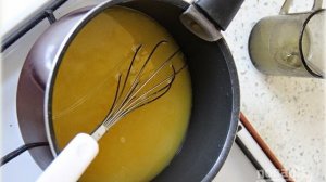 Апельсиновый десерт с желатином