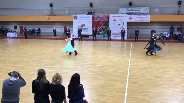 1 этап чемпионата РБ, Взрослые 10 танцев, стандарт смотреть онлайн