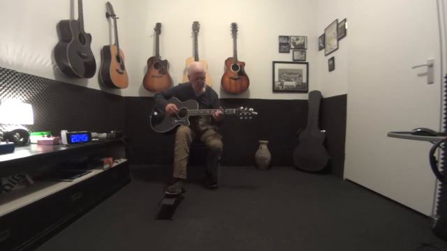 FIELDS OF GOLD STING. Aranged by Kees v.d. Wielen on Takamine GN75CE TBK