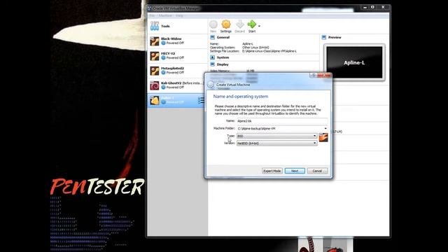01 Alpine Virtualbox setup смотреть онлайн