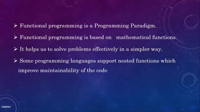What Is Functional Programming Language ? | Tamil | Cybosec