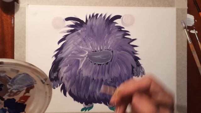 Рисуем симпатичного монстрика