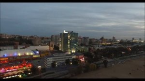 Ночная панорама набережной Самары