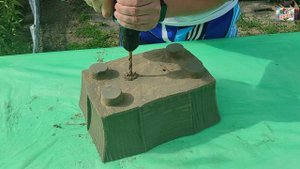 DIY Кашпо из цемента своими руками Вазон из цемента Поделки из цемента Идея из пластиковых ящиков