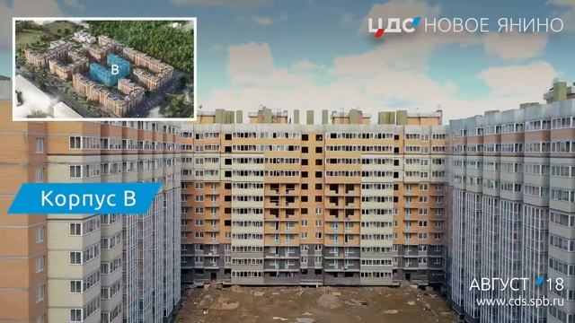 Новое Янино. Ход строительства