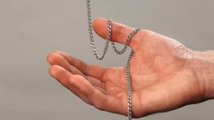 Цепочка серебряная "Бисмарк", средний вес 23 гр., ширина от 5 мм.