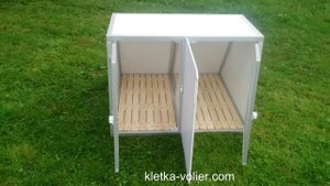 Клетка для перевозки собак в Тайоте Лэнд крузер. Размер 1х 0,95 х 0,7 м.