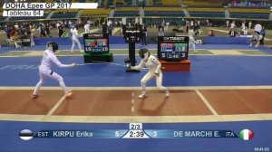 2018 79 F E Individual Doha QAT GP T64 14 red DE MARCHI ITA vs KIRPU EST