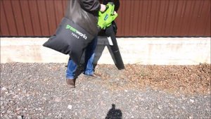 Садовый пылесос на  АКБ