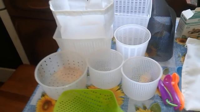 Все для сыроделия:формы,закваски,коврики!моя посылка!.