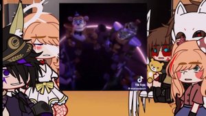 Family afton react to gregory{michael dad au}??