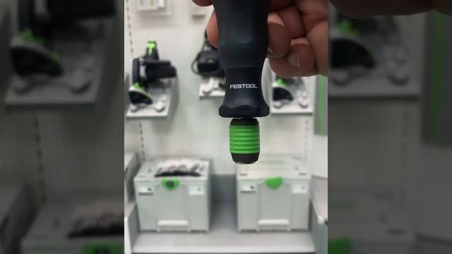 Как выглядит новая отвёртка - битодержатель Festool SD CE DRIVE UNI  Centrotec