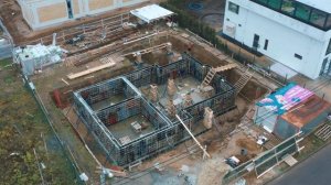 Строительство дома с цокольным этажом. Часть 3. Фундамент и Стены