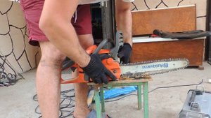 БЕНЗОПИЛА Замена цепи