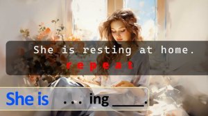 Are you learning English? | Present Continuous | Listening | Shadowing | English A1:Beginners 005.2