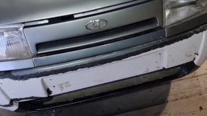 Бампер от Приоры на ваз 2110