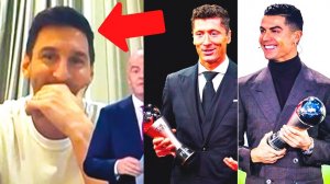 MESSI' REACTION TO THE BEST SHOCKED THE ENTIRE WORLD! LEWANDOWSKI' VICTORY and A PRIZE FOR RONALDO