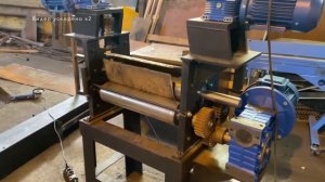 Вальцовочный станок СФЕ-550х10 / Прокат заготовки 10 мм