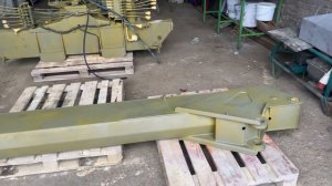 Забираю КМУ После пескоструйки. Нужно сразу грунтовать и красить!