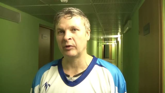 Алексей Ротанов (игрок ХК Княгинино) После матча Княгинино - Чайка
