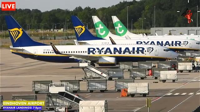 LIVE PlaneSpotting ?#EINDHOVEN AIRPORT - incl. Live ATC смотреть онлайн