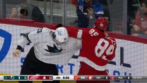Sam Gagner takes on Nicolas Meloche