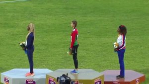 Белорусская спортсменка ушла с пьедестала из-за гимна