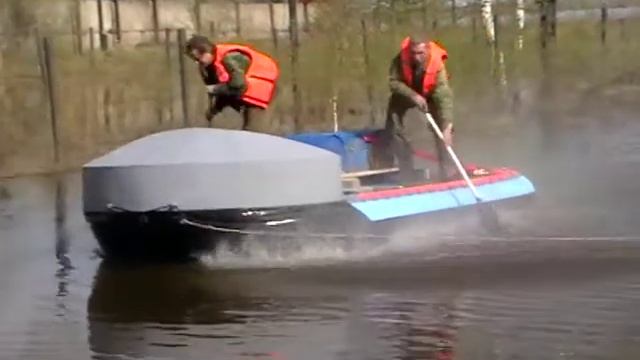 Буксируемая платформа на воздушной подушке смотреть онлайн