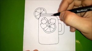 Как нарисовать ЛИМОНАД? Лёгкие рисунки для срисовки