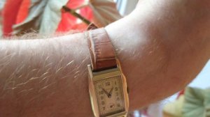 Laco 18 К, Германия 1937г., «Walz Gold Double», Рулонная двойная позолота корпуса в 18 КАРАТ