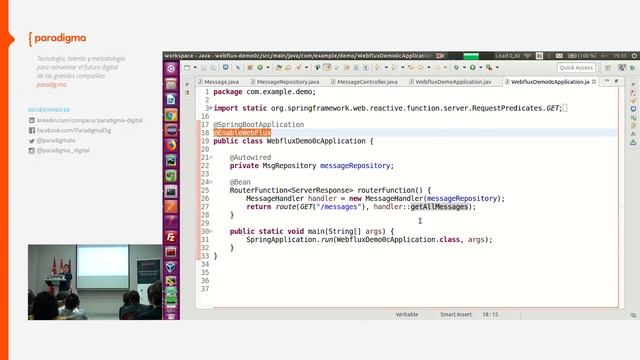 [Meetup] Programación Reactiva con Spring WebFlux смотреть онлайн