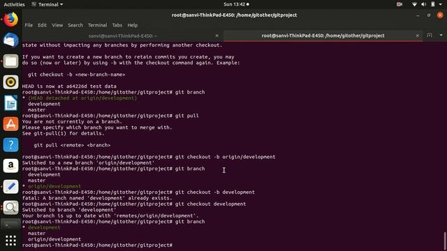 Git branch, Git merge, Git stash смотреть онлайн