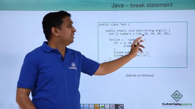 Java - Break Statement смотреть онлайн