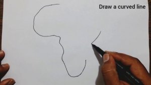 Easy trick to draw Africa Continent map