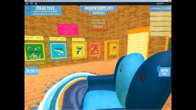 [ROBLOX] Привет Сосед собираю монетки смотреть онлайн