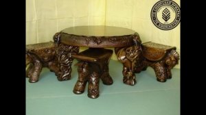 Резная мебель - красивые образцы.