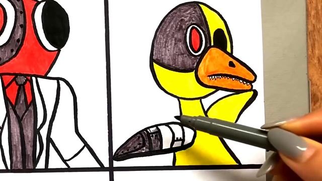 РИСУЕМ РАДУЖНЫХ ДРУЗЕЙ (RAINBOW FRIENDS), НО ОНИ ПРЕВРАТИЛИСЬ В МОНСТРОВ?! смотреть онлайн