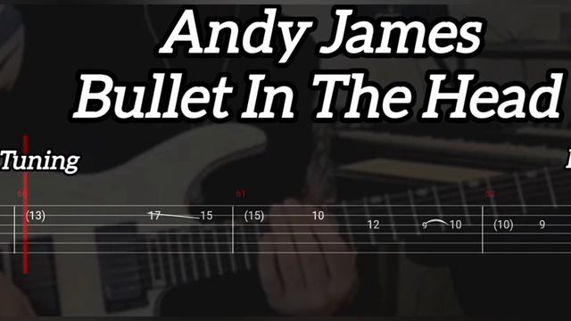 Andy James - Bullet In The Head  ( Tab Guitar )