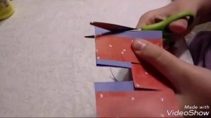 Оригами. Японская девушка.