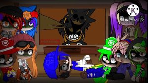 smg4 crew react to Mx vs lord X gacha club