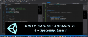 Основы Unity: Kosmos-6. 4 – Spaceship. Laser I