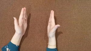 Игра "Кулачок-ладошка"