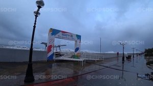 Шторм в Сочи